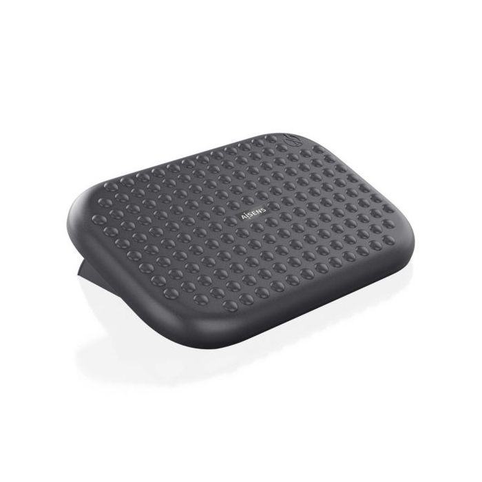 Aisens Modelo Reposapies Ergonomico - Ajustable Inclinacion - Material HIPS Resistente - Base Antideslizante - Color Negro