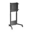 Aisens Soporte de Suelo Contrapeso con Rueda para Monitor/TV de 60?-100? - Acero de Alta Resistencia - Ajuste de Altura sin Esfuerzo - Carga Maxima 90Kg - Color Negro