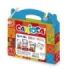 Carioca Travel Kit Maletin de Plastico - 6 Rotuladores Punta Maxi - 12 Rotuladores Punta Fina - 12 Rotuladores Doble Punta - 1 Album para Colorear - Color Varios