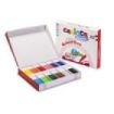 Carioca Jumbo School Box Pack de 144 Rotuladores - Cuerpo Octogonal Maxi - Tinta Superlavable - Punta Maxi 6mm Bloqueada - Tapa Ventilada - Color Varios