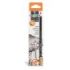 Carioca Pack de 12 Lapices de Grafito Black 2B - Facil de Borrar y Sacar Punta - Cuerpo Triangular Agradable al Tacto - Mina Resistente a las Caidas - Color Negro