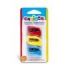 Carioca Pack 3 Sacapuntas de Colores con 1 Agujero - Apto para Lapices/Ceras Triangulares, Redondos y Hexagonales - Tornillo de Seguridad en la Lama - Color Varios