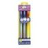 Carioca Oops Easy Pack de 3 Boligrafos Borrables - Tinta Termo Sensible - Cuerpo con Efecto Degradado - Punta de Ø 0.7mm - Doble Goma - Color Varios
