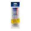Pack Carioca Sfera Pack de 4 Boligrafos Retractiles - Punta Ø 1mm - Boligrafos Retractiles - Click Facil y Comodo - Escritura Suave y Fluida - Color Varios