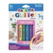 Carioca Glitter Glue Pearly Blister de 6 Tubitos de Cola de Color - Efecto Glitter - Aplicacion Directa - Secado en 30 Minutos - Color Varios