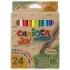 Carioca Joy Pack de 24 Rotuladores Punta Fina Eco Family - Tinta Superlavable - Punta Fina 2.8mm Bloqueada - Capuchon Ventilado - Color Varios