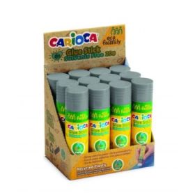 Carioca Eco Family Pack de 2 Pegamentos de Barra - Ideal para Casa, Colegio y Oficina - Pega Papel, Fotos y Tejidos - sin Disolventes - Color Varios