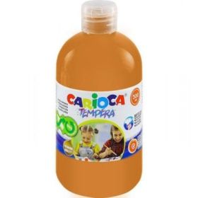 Carioca Pack de 6 Botellas de Tempera - Colores Superlavables - Faciles de Mezclar - Aplicable en Materiales Porosos - Alta Opacidad - Color Oro
