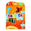 Carioca Baby Teddy Pack de 12 Rotuladores - Super Seguros - Forma Ergonomica - Tinta Superlavable - Dermatologicamente Testados - Color Varios