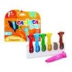 Carioca Baby Teddy Pack de 6 Rotuladores - Super Seguros - Forma Ergonomica - Tinta Superlavable - Dermatologicamente Testado - Color Varios