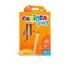 Carioca Baby 1+ 3In1 Pack de 6 Lapices - Lapiz Cera y Acuarela en Uno - Cuerpo Extragrande - Acuarelables - Sacapuntas Incluido - Colores Brillantes y Lavables - Color Varios