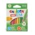 Carioca Tita Pack de 12 Mini Lapices de Resina - Cuerpo Hexagonal - Colores Brillantes y Lavables - Escritura Blanda - Mina Ø 3mm Segura y Super Resistente - No Se Astilla si Se Rompe - Color Varios