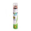 Carioca Tita Papertube Pack de 12 Lapices de Resina - Cuerpo Hexagonal - Colores Brillantes y Lavables - Escritura Blanda - Sacapuntas Incluido - Color Varios
