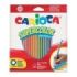 Carioca Supercolor Pack de 24 Lapices de Madera - Cuerpo Hexagonal - Colores Intensos y Gran Opacidad - 3.3mm de Grosor - Color Varios