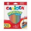 Carioca Supercolor Pack de 24 Lapices de Madera - Cuerpo Hexagonal - Colores Intensos y Gran Opacidad - 3.3mm de Grosor - Color Varios