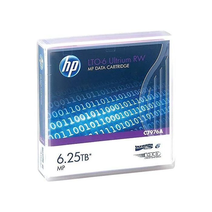 HP LTO-6 Ultrium RW 6.25TB MP Cinta de Datos