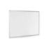 Bi-Office Ayda Pizarra Blanca Melaminada Doble Cara 900x600mm - Permite Colocacion Vertical u Horizontal - Marco de Aluminio Anodizado