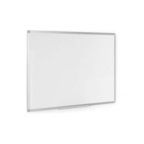 Bi-Office Ayda Pizarra Blanca Melaminada Doble Cara 600x450mm - Permite Colocacion Vertical u Horizontal - Marco de Aluminio Anodizado