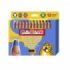 PlayColor Pack de 12 Lapices de Colores de Punta Gruesa + Sacapuntas - Trazo Extrasuave - Apto para Papel, Carton, Vidrio etc... - Colores Surtidos