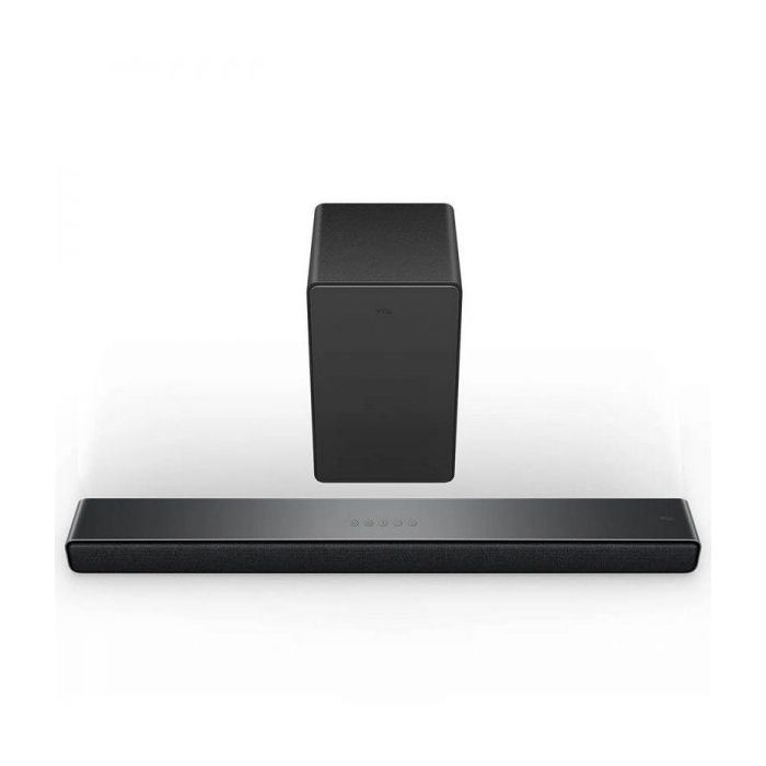 TCL P733WE Barra de Sonido con Subwoofer Inalambrico 110W - Salida de Audio 3.1 Canales - Bluetooth 5.2, 3D Sound, DTS Virtual X, Dolby Digital Plus - Color Negro