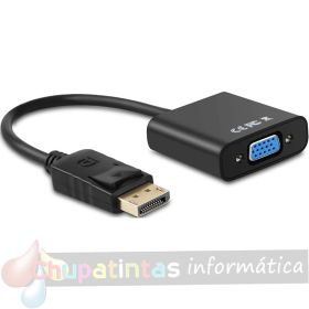 Aisens Conversor Displayport a SVGA - DP/M-SVGA/H - 15cm - Color Negro-1