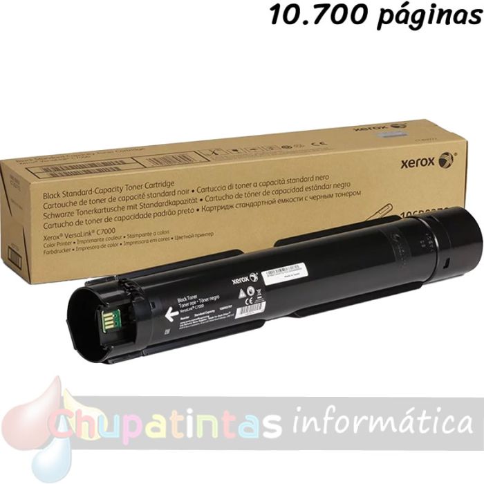 Xerox VersaLink C7000 Negro Cartucho de Toner Original - 106R03757