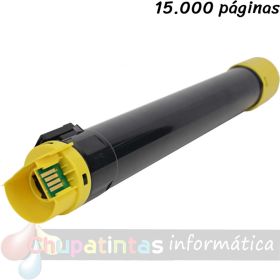 Xerox WorkCentre 7525/7535/7545/7830 Amarillo Cartucho de Toner Genérico - Reemplaza 006R01514