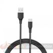 Vention Cable USB-A Macho a USB-C Macho - 1m - 3A - 60W - 480Mbps - Color Negro