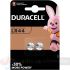 Duracell Pilas Alcalinas de Boton LR44 76A/A76/V13GA 1.5V - 2 Unidades