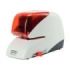 Rapid Grapadora Electrica Supreme R5050E - 50 Hojas - Carga de Cartucho - Duradera - Plata/Naranja