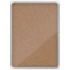 Nobo Vitrina para 9 Hojas A4 con Superficie de Corcho - 1000x752x37mm - Puerta de Cristal de Seguridad - Marco de Aluminio - Color Natural