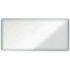 Nobo Vitrina Interior para 27 Hojas A4 con Superficie Magnetica y Puerta Deslizante - 997x2072x54mm - Marco de Aluminio - Puertas de Cristal de Seguridad - Cerradura y Llaves Incluidas - Color Blanco
