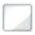 Nobo Vitrina Exteriores 6 Hojas A4 Superficie Blanca Magnetica - 752x692x45mm - Puerta Seguridad Cerradura Marco Aluminio - Color Blanco