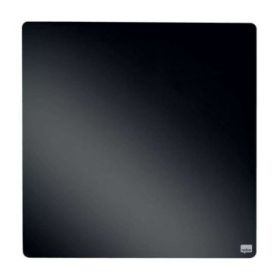 Nobo Tile Mini Pizarra Magnetica 360x360mm - sin Marco - Variedad de Colores - Almohadillas e Imanes - Diseño Creativo y Colorido - Negro
