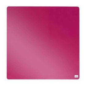 Nobo Tile Mini Pizarra Magnetica 360x360mm - sin Marco - Almohadillas e Imanes Incluidos - Diseño Creativo y Colorido - Fucsia