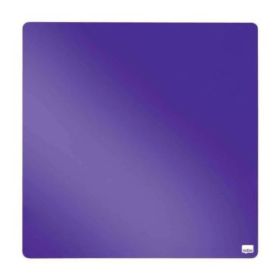 Nobo Tile Mini Pizarra Magnetica 360x360mm - sin Marco - Almohadillas Adhesivas e Imanes - Diseño Creativo y Colorido - Color Violeta