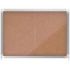 Nobo Premium Plus Vitrina de Puerta Corredera con Fondo de Corcho 8xA4 Hojas - Tamaño 925x668mm - Superficie Autorreparable - Color Natural