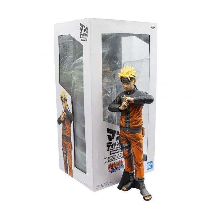Banpresto Grandista Naruto Shippuden Naruto Uzumaki - Figura de Coleccion - Altura 27cm aprox. - Fabricada en PVC y ABS