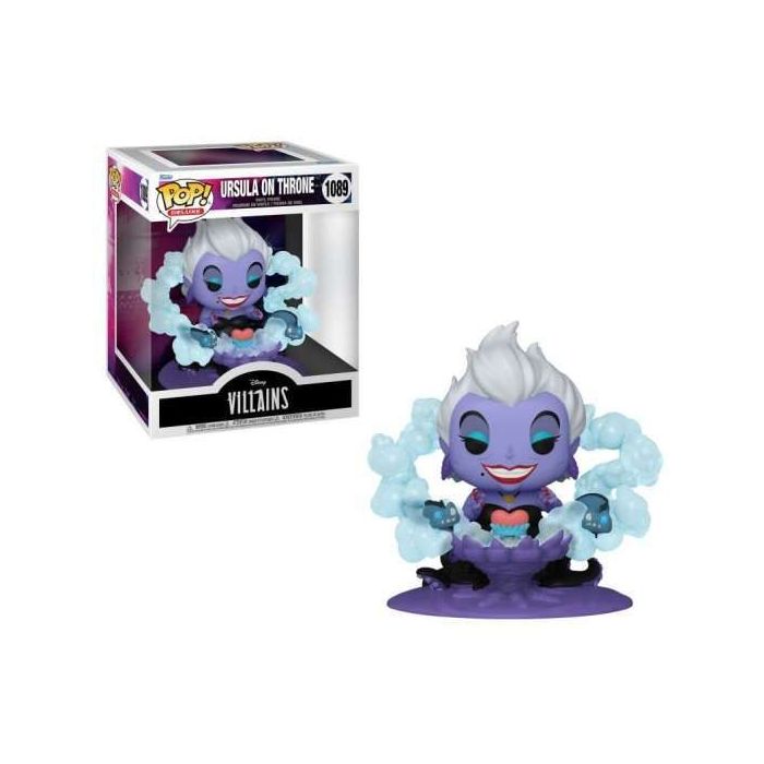 Funko Pop Deluxe Disney Villanos Ursula en el Trono - Figura de Vinilo - Altura 12.8cm aprox.