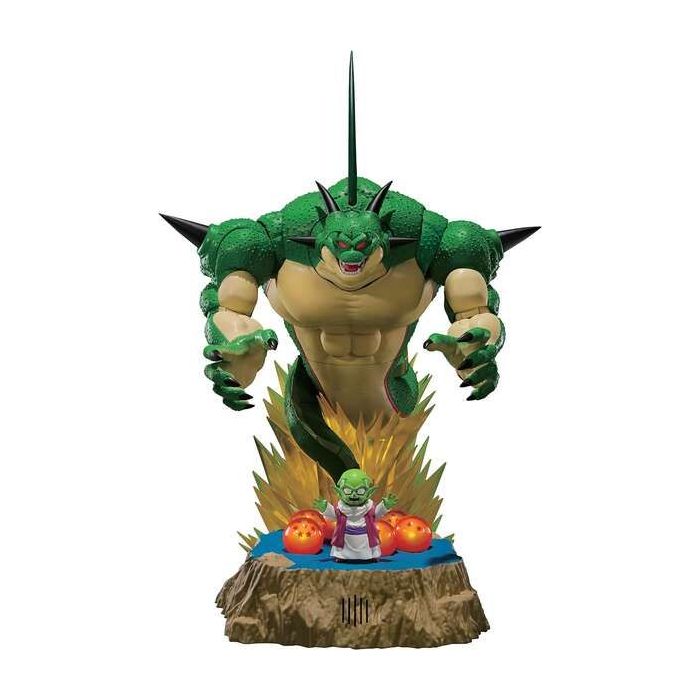 Tamashii Nations SH Figuarts Dragon Ball Z Set Luminoso Porunga y Dende - Manos Intercambiables - Lector NFC Integrado en el Soporte - Iluminacion y Sonidos