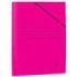 Mariola Carpeta de Carton Plastificado Folio 500gr/m2 - Medidas 34x25cm - Cierre con Goma Elastica - Color Fucsia
