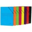 Mariola Carpeta de Carton Plastificado Folio 500gr/m2 - Medidas 34x25cm - Cierre con Goma Elastica - Colores Surtidos