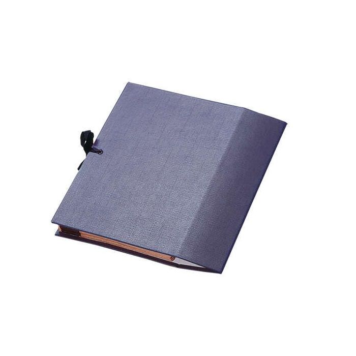 Dohe Carpeta Acordeon Clasificadora 20 Departamentos A-Z y 1-31 - Formato Cuarto - Carton Forrado - Cierre con Cinta de Tela - Color Negro