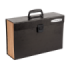 Bankers Box Maletin Archivador Resistente - 19 Secciones para Documentos - Cierre de Seguridad con Clik - Estructura Plastificada - Incluye Hoja con Etiquetas
