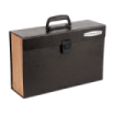 Bankers Box Maletin Archivador Resistente - 19 Secciones para Documentos - Cierre de Seguridad con Clik - Estructura Plastificada - Incluye Hoja con Etiquetas