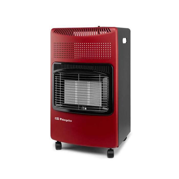 Orbegozo HCE 74 Estufa Ceramica Economica y Segura - Potencia 4200W - Clase Energetica A - Consumo Maximo 305 G/H - Triple Sistema de Seguridad - Encendido Piezoelectrico - Gas Butano/Propano