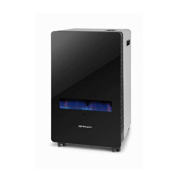 Orbegozo HBF 100 Estufa Llama Azul - Potencia 3800W - Clase Energetica A - Triple Sistema de Seguridad - Portatil y Eficiente
