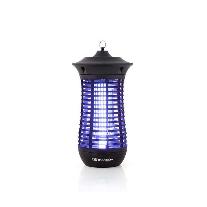 Orbegozo MQ 4018 Mata Insectos Electrico - Ecologico y Facil de Usar - sin Emision de Agentes Contaminantes - Elimina Insectos con Descarga Electrica - Luz Ultravioleta para Atraer a Los Mosquitos