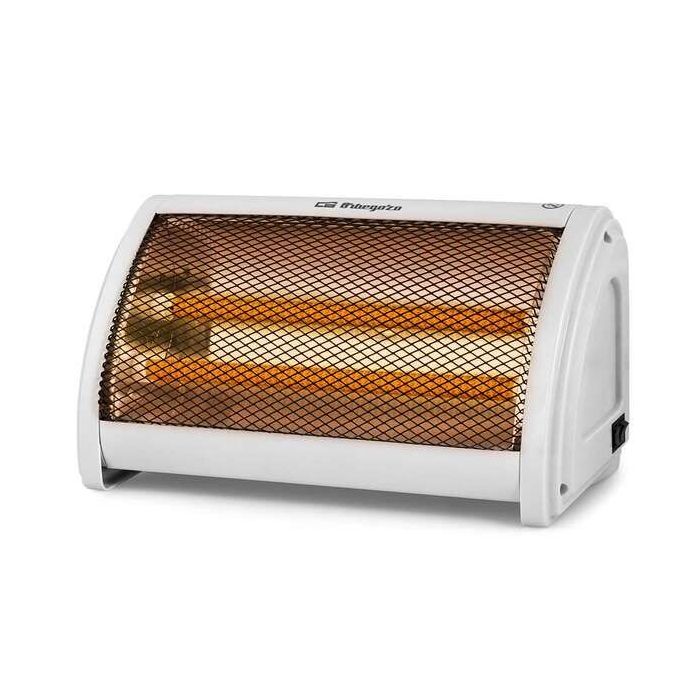 Orbegozo BP 3200 Estufa Ceramica Calor Instantaneo - Potencia 1000W - Dos Niveles de Calor - Asa de Transporte - Seguridad Antivuelco - Compacta y Eficiente