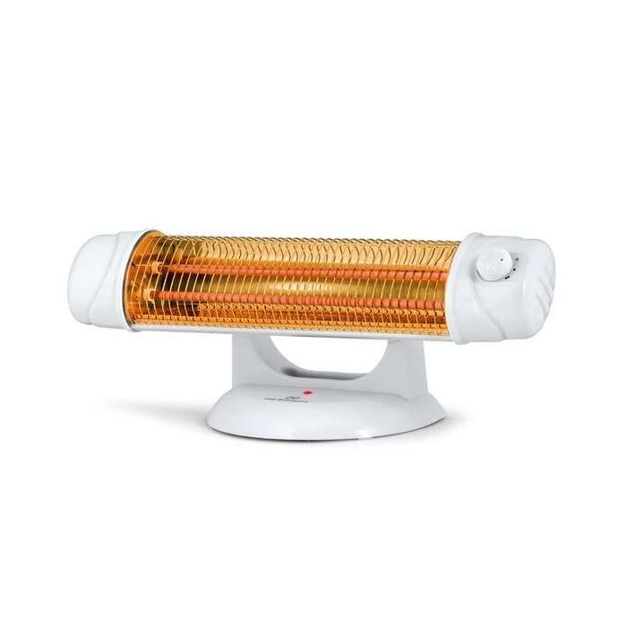 Orbegozo BP 5003 a Estufa de Cuarzo Intenso - Potencia de 1200W - 2 Niveles de Calor - Sistema de Seguridad Antivuelco - Diseño Horizontal Orientable